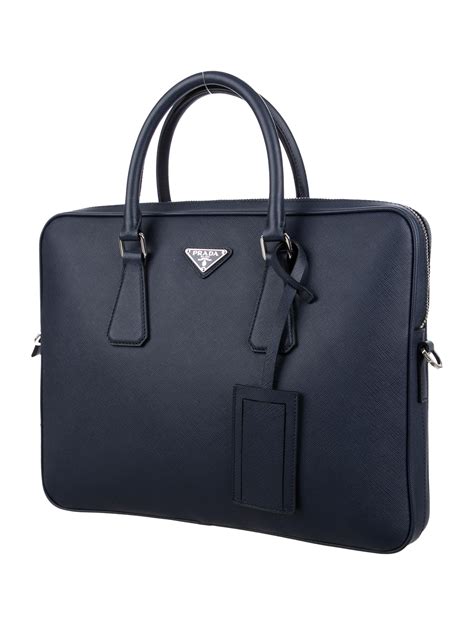 prada men's saffiano leather travel briefcase|Men's Briefcases .